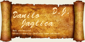 Danilo Jaglica vizit kartica